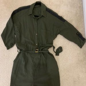 short utility romper